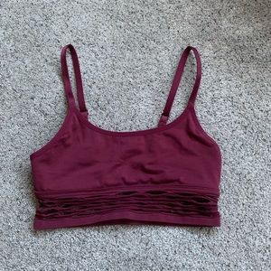 victoria secret pink fish net sports bra